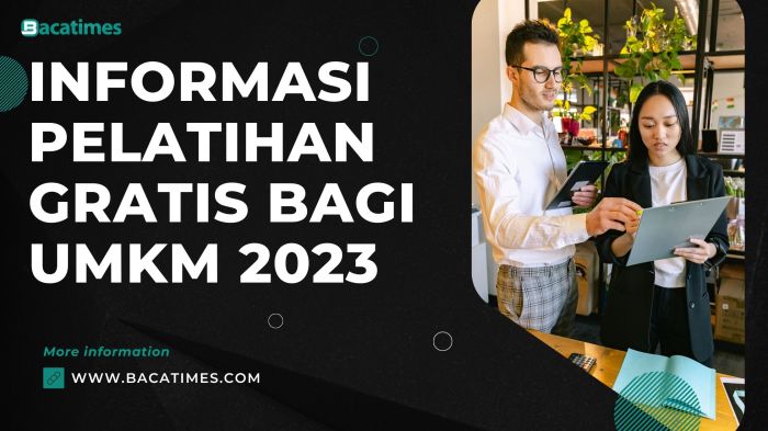 Jadwal Pelatihan UMKM Online Gratis Bulan Ini