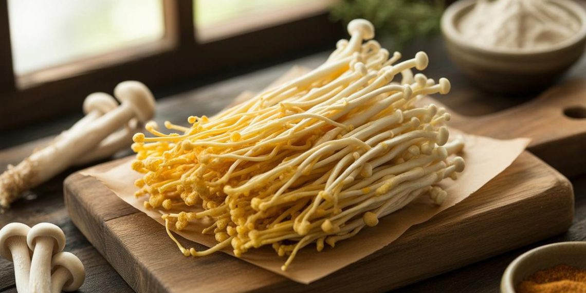Resep Jamur Enoki Crispy Tanpa MSG yang Kriuk dan Tahan Lama