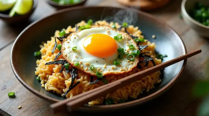 Resep Nasi Goreng Nori Lezat dan Praktis, Anti Lembek