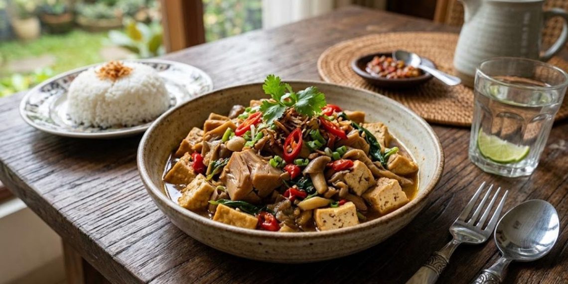 Resep Tumis Nangka Muda dengan Jamur dan Tahu, Menu Sederhana yang Menggugah Selera