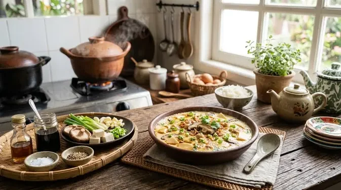 Resep Kukus Telur Tahu dan Jamur yang Lembut, Gurih, dan Praktis