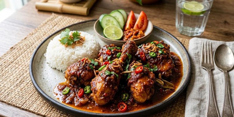 Resep Ayam Goreng Bumbu Rujak Pedas dan Rempah yang Gurih