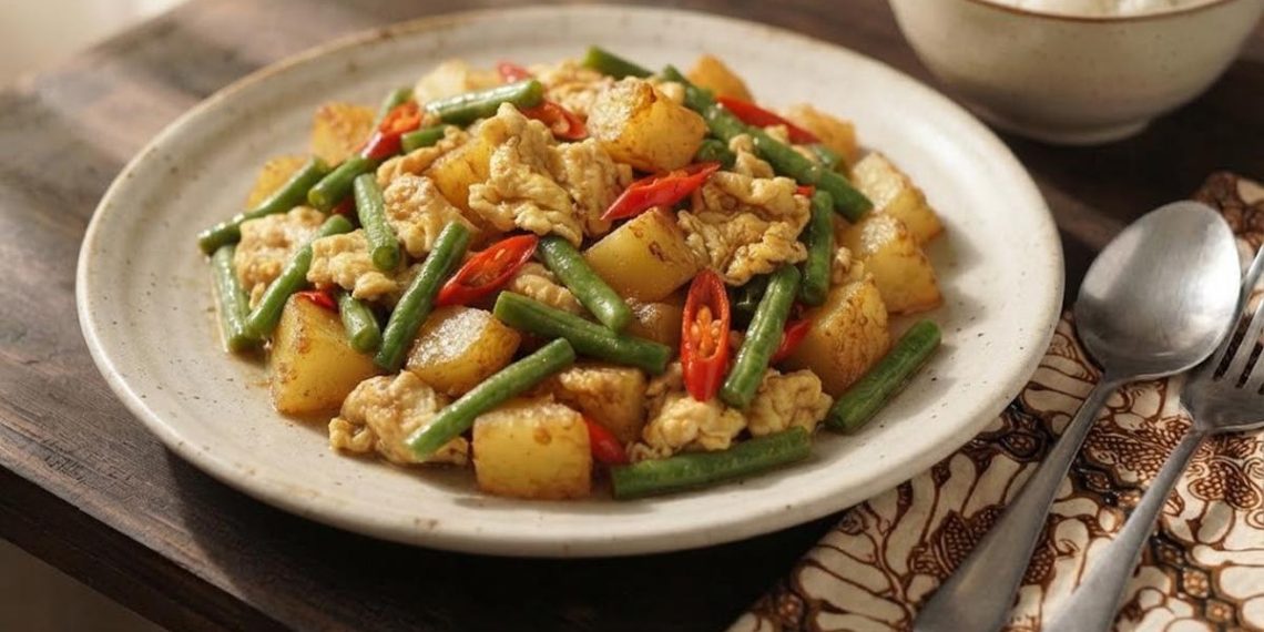 Resep Tumis Kentang Telur Kacang Panjang Menu Rumahan Sederhana Gurih dan Mengenyangkan