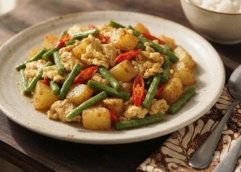 Resep Tumis Kentang Telur Kacang Panjang Menu Rumahan Sederhana Gurih dan Mengenyangkan