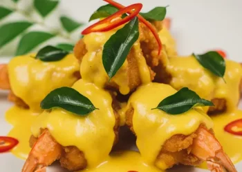 Resep Udang dengan Saus Telur Asin yang Gurih untuk Lauk Makan Keluarga