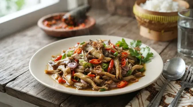 Resep Jamur Pedas Gurih yang Menggugah Selera
