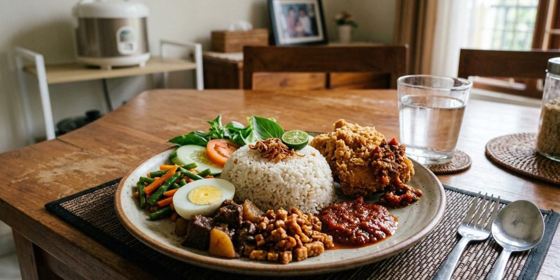 Resep Nasi Uduk Betawi Rice Cooker Gurih dan Praktis untuk Sarapan