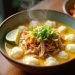 Resep Bubur Kuah Opor Gurih dan Hangat